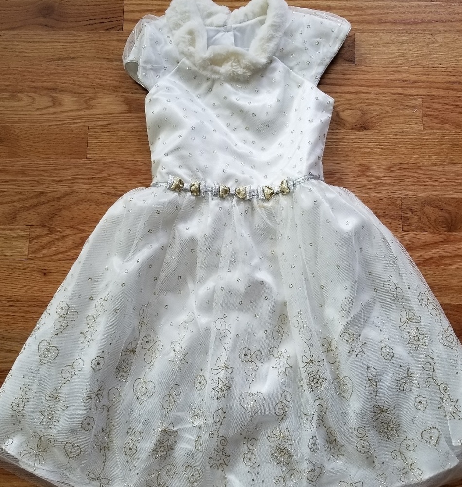 Girls Holiday Dress EUC